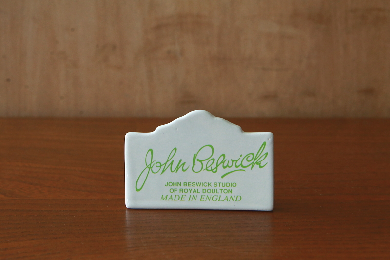 ポッタリーのショップディスプレイサイン　wade poole john beswick　イギリス　アンティークストリュフ
