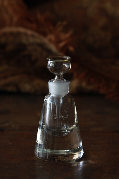 スポイトのエゼリンボトル　イギリス　アンティークストリュフ