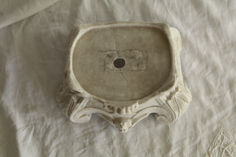 ビスクの聖像台　天使　mauger and fils フランス　アンティークストリュフ