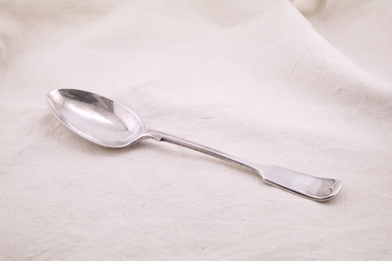 フィドルパターンのサービングスプーン　mappin and webb elkington 　イギリス　アンティークストリュフ