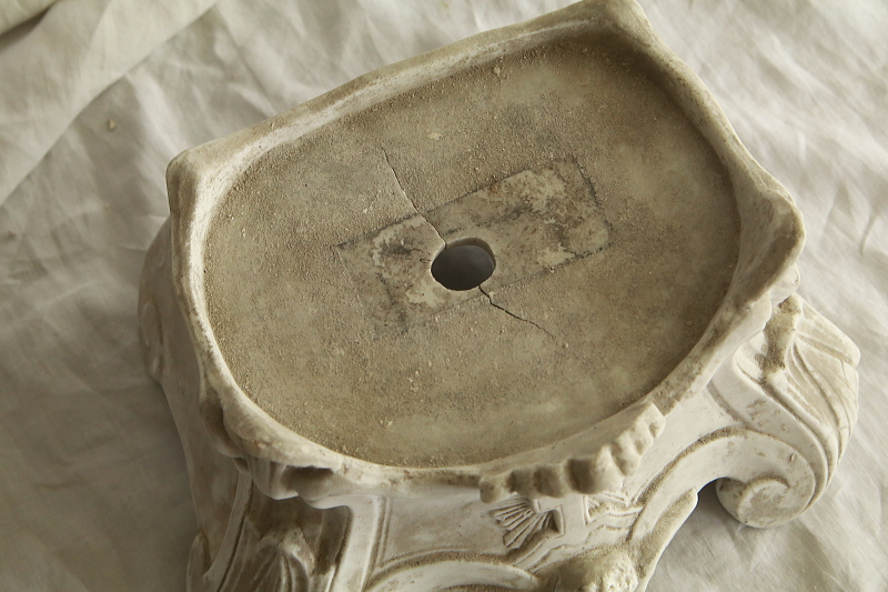 ビスクの聖像台　天使　mauger and fils フランス　アンティークストリュフ