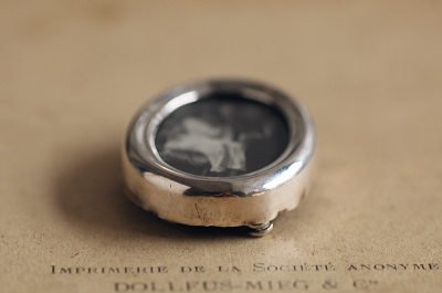 スターリングシルバー　ミニフォトスタンド　ヴィクトリアン　イギリス　アンティークストリュフ