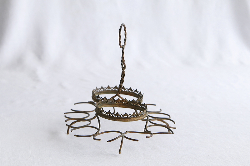 リキュールのワイヤースタンド　フランス アンティークストリュフ