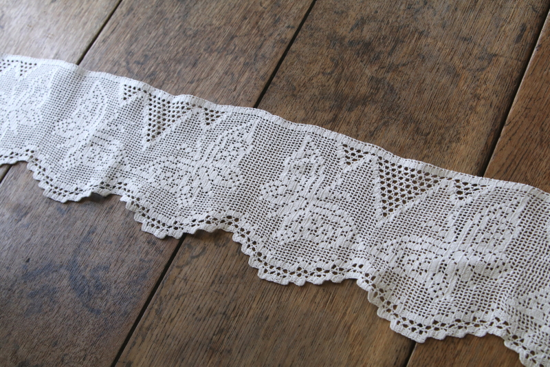 蝶のクロッシェブレード　端レース　イギリス