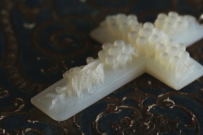 ベツレヘムパール　花十字ペンダント　パレスチナ　アンティークストリュフ