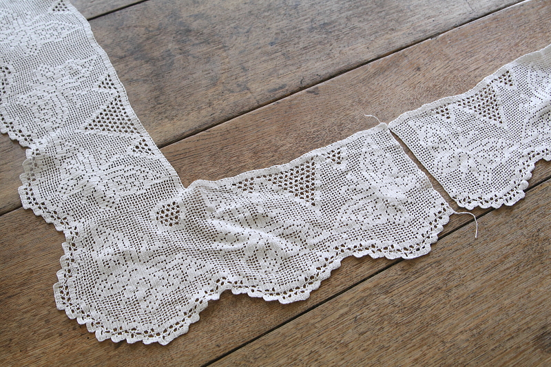 蝶のクロッシェブレード　端レース　イギリス