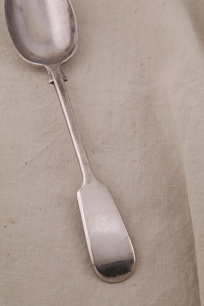 フィドルパターンのサービングスプーン　mappin and webb elkington 　イギリス　アンティークストリュフ