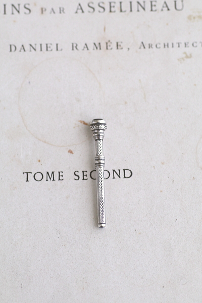 シーリングスタンプ＆シルバートゥースピック　イギリス　アンティークストリュフ