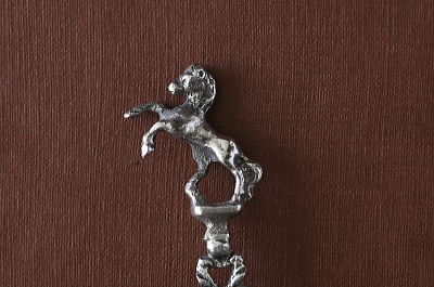 跳ね馬のスーベニールスプーン casamicciola イタリア アンティークストリュフ