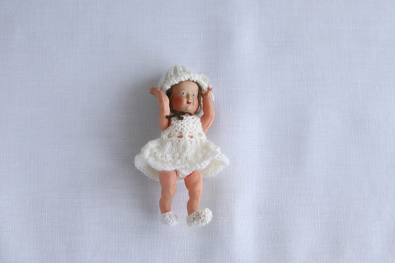 セルロイドドール　Petitcollin フランス　アンティークストリュフ