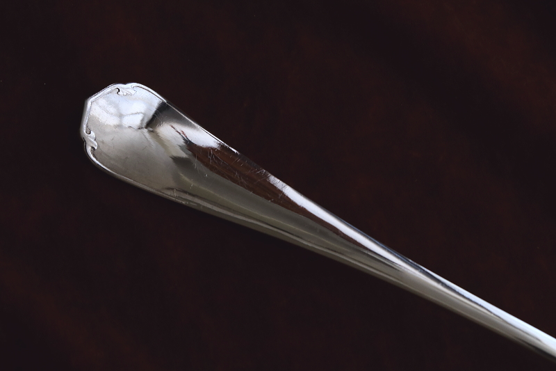 クリストフルのスープレードル　japonais フランス　christofle アンティークストリュフ