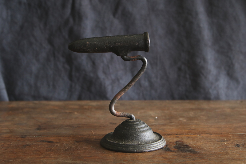 ヴィクトリアンタリーアイロン　ゴッファリングアイロン　イギリス　 アンティークストリュフ