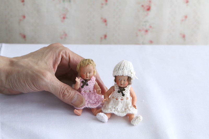 セルロイドドール　Petitcollin フランス　アンティークストリュフ