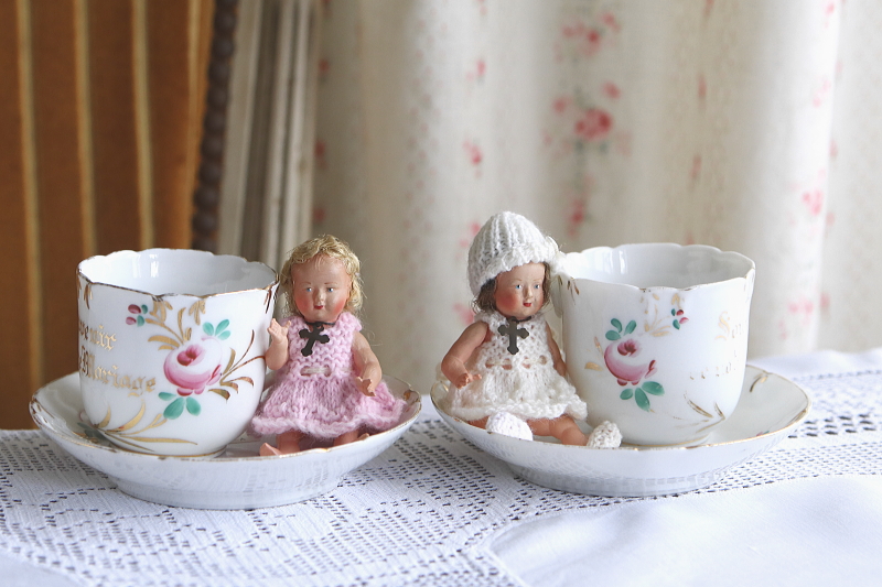セルロイドドール　Petitcollin フランス　アンティークストリュフ