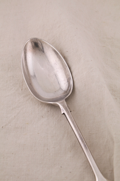 フィドルパターンのサービングスプーン　mappin and webb elkington 　イギリス　アンティークストリュフ