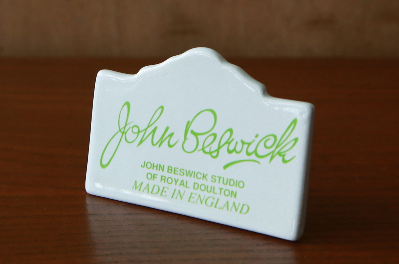ポッタリーのショップディスプレイサイン　wade poole john beswick　イギリス　アンティークストリュフ