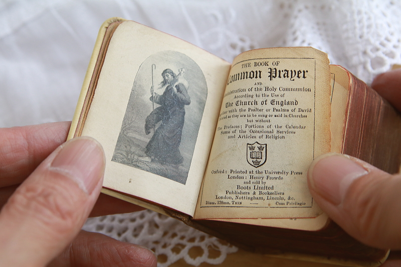 天使のセルロイド表紙祈祷書　エンジェルズヘッズ　ジョシュア・レイノルズ　イギリス　アンティークストリュフ