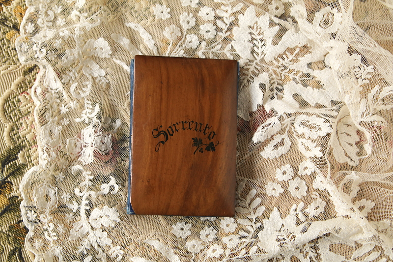 ツバメのスーベニールアルバム　フォトスタンド　sorrento イタリア　アンティークストリュフ