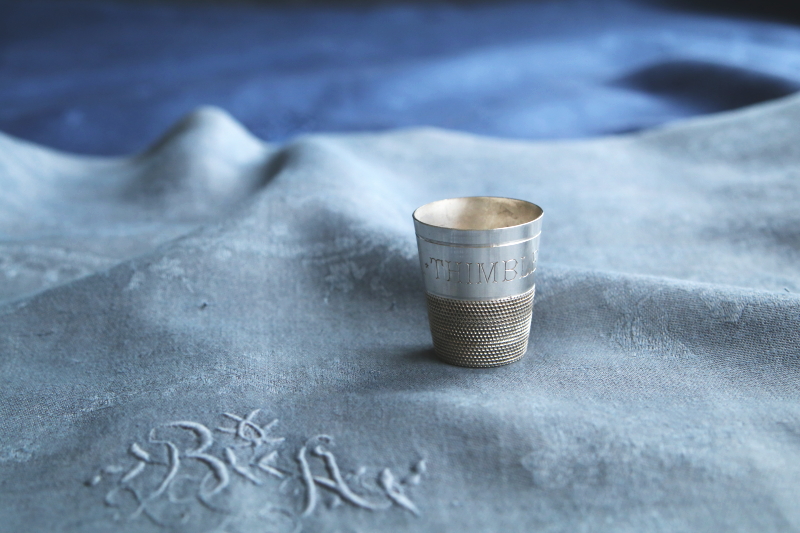 ウイスキーショットカップ　just a thimble full イギリス