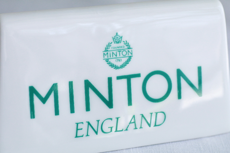 MINTONのショップディスプレイサイン　ミントン　イギリス　アンティークストリュフ
