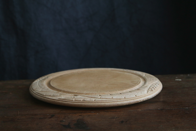 小麦の彫刻のブレッドボード　イギリス　アンティークストリュフ