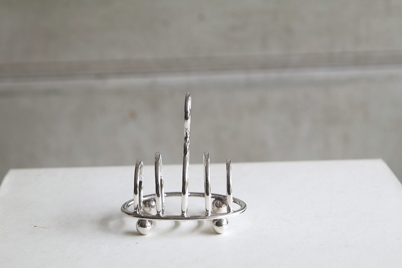 スモールトーストラック　elkington イギリス　アンティークストリュフ