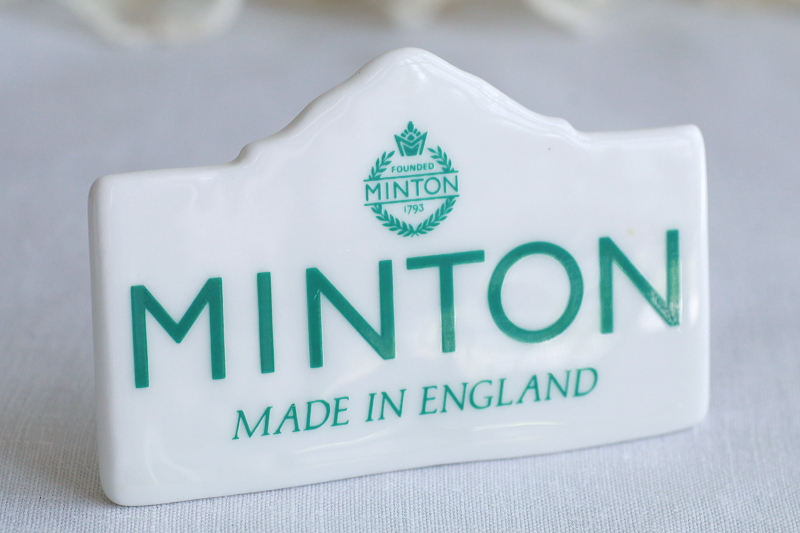 MINTONのショップディスプレイサイン　ミントン　イギリス　アンティークストリュフ