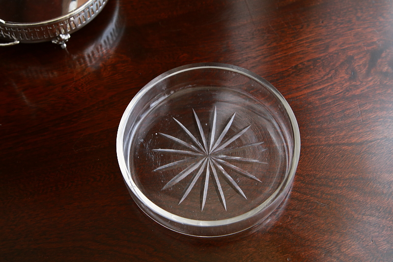 Mappin and Webb バターティッシュ&ナイフ　イギリス　アンティークストリュフ