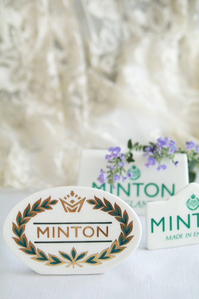 MINTONのショップディスプレイサイン　ミントン　イギリス　アンティークストリュフ 20250520