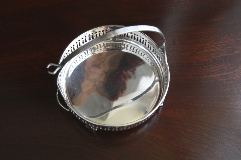 Mappin and Webb バターティッシュ&ナイフ　イギリス　アンティークストリュフ