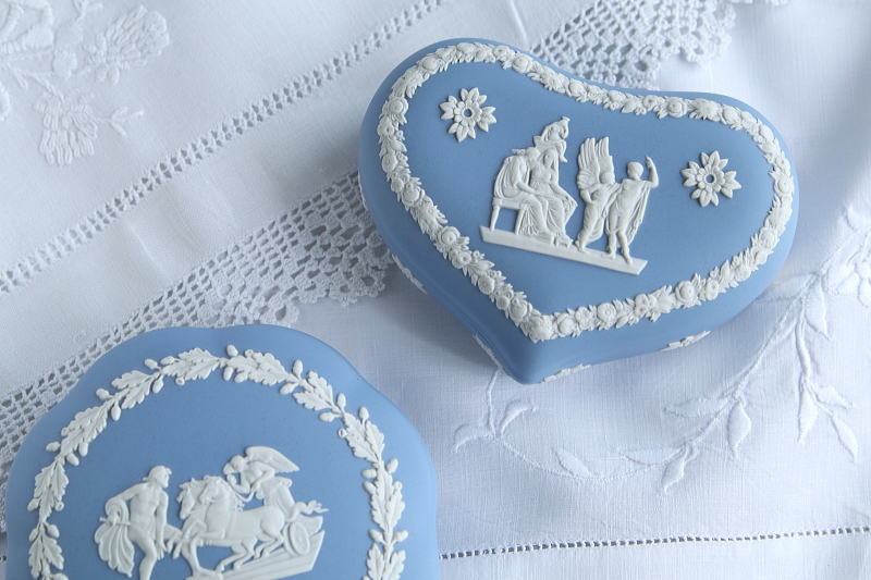ヴィンテージジャスパーウェア トリンケットボックス WEDGWOOD