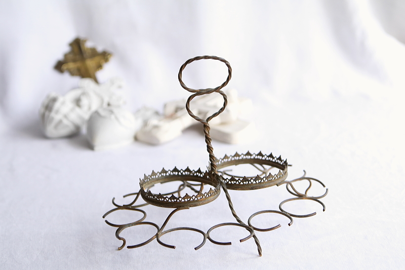 リキュールのワイヤースタンド　フランス アンティークストリュフ