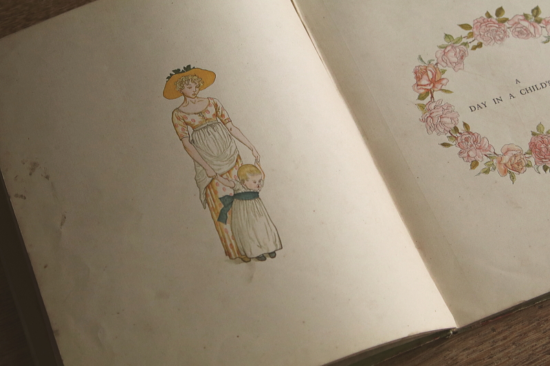 KATE GREENAWAYの童謡集　ケイト・グリーナウェイ　イギリス　古書 アンティークストリュフ