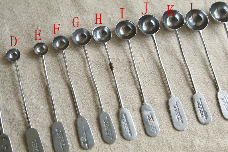 シードメジャースプーン　blake and mackenzie イギリス アンティークストリュフ