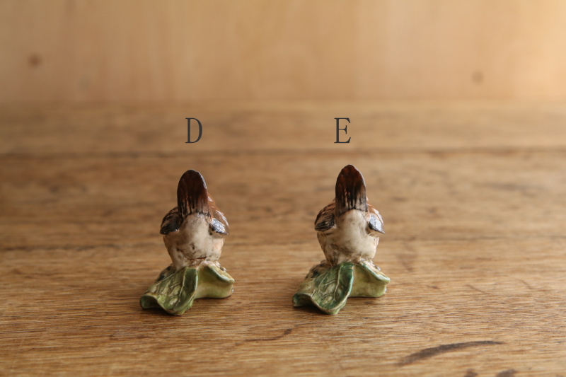 小鳥のフィギュリン　beswick pottery royal doulton  イギリス アンティークストリュフ