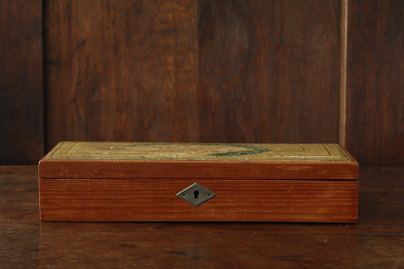 勿忘草の　モシュリンヌボックス　グローブ　イギリス　アンティークストリュフ