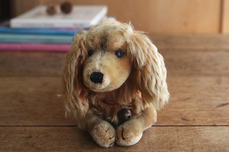 Steiffのダックスフンド　waldi ドイツ　アンティークストリュフ