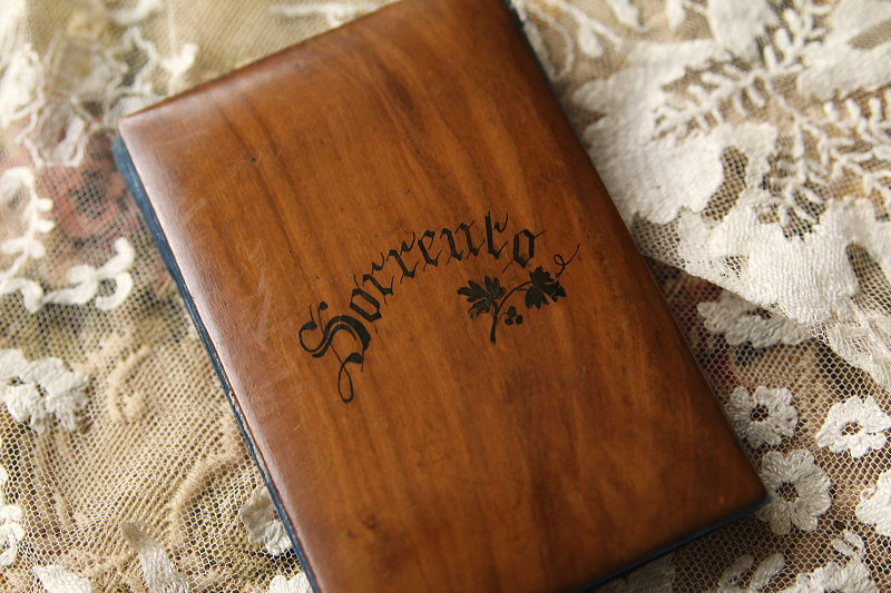 ツバメのスーベニールアルバム　フォトスタンド　sorrento イタリア　アンティークストリュフ