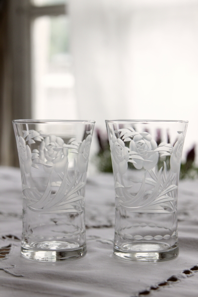 �A���e�B�[�N���C���O���X�@�A�V�b�h�G�b�`���O�@bonne fete �ԁ@�t�����X