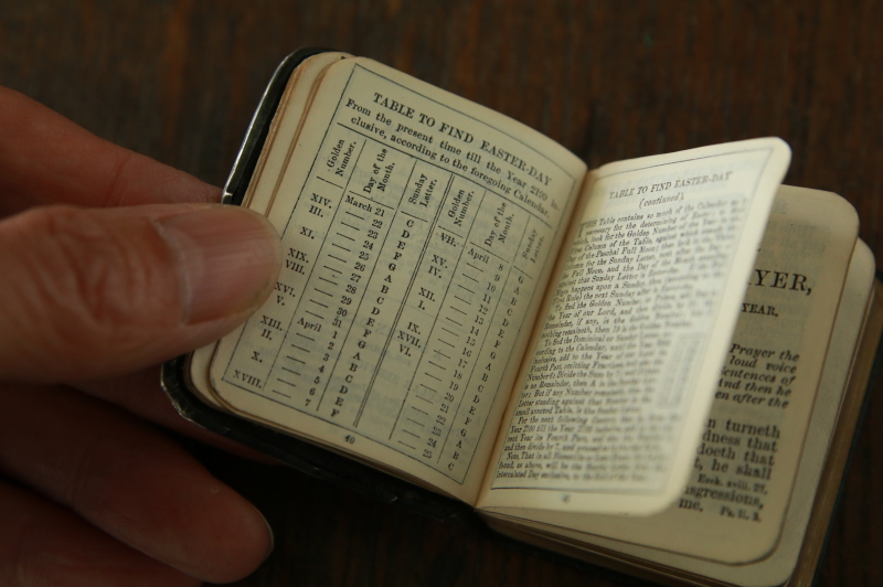 エンジェルズヘッズの銀装丁　コモンプレイヤー　聖公会　祈祷書　イギリス　アンティークストリュフ