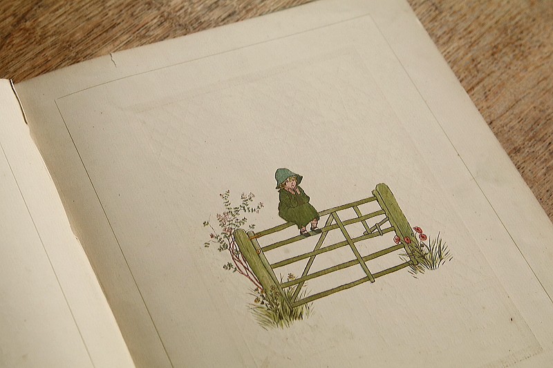 KATE GREENAWAYの童謡集　ケイト・グリーナウェイ　イギリス　古書 アンティークストリュフ