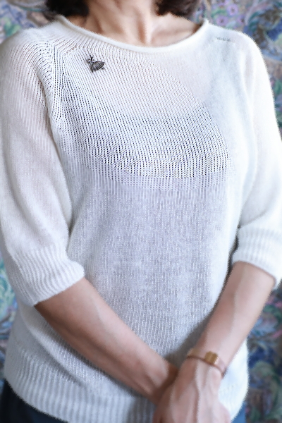 バレリーナシルバーブローチ　イギリス　アンティークストリュフ