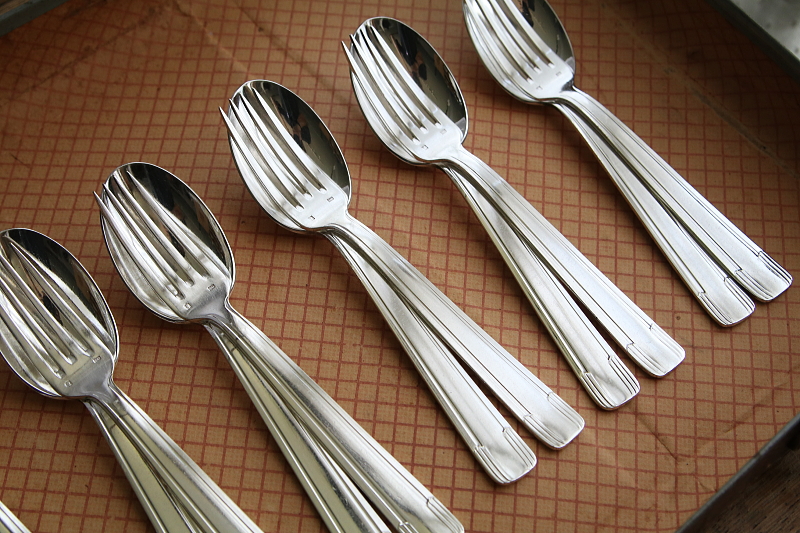 デコスタイル　ディナースプーンフォーク　フランス アンティークストリュフ