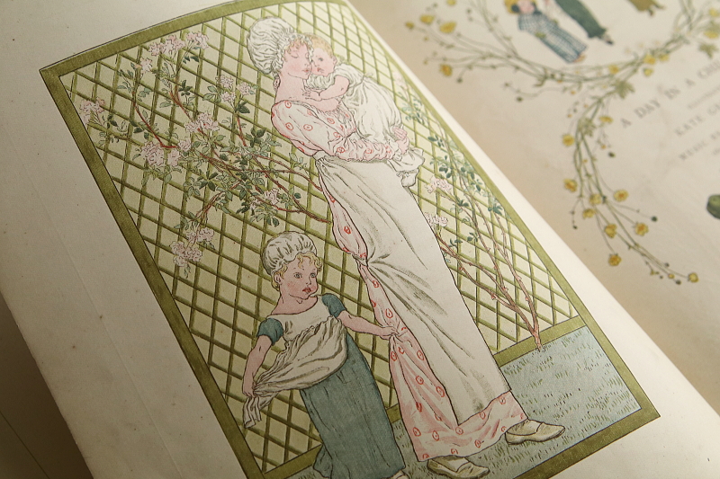 KATE GREENAWAYの童謡集　ケイト・グリーナウェイ　イギリス　古書 アンティークストリュフ