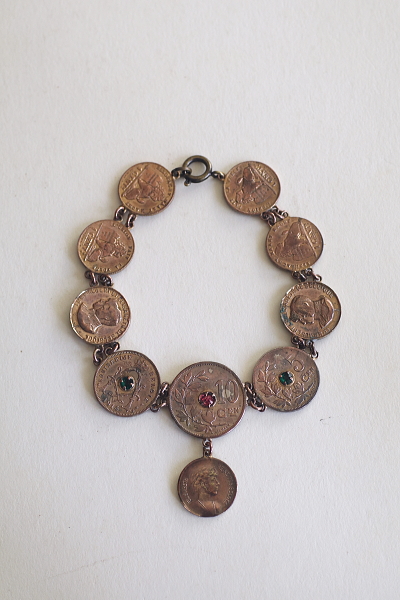 ベルジアンコインブレスレット　ベルギー　アンティークストリュフ 20260327