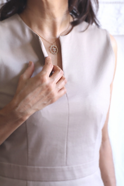 オールドマインカットダイヤモンド　パール　星のペンダント アンティークストリュフ