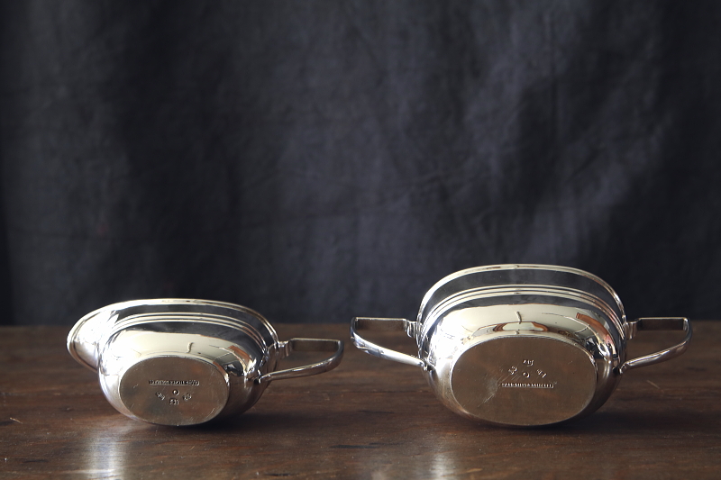 バチェラーティー3点セット　イギリス　アンティークストリュフ