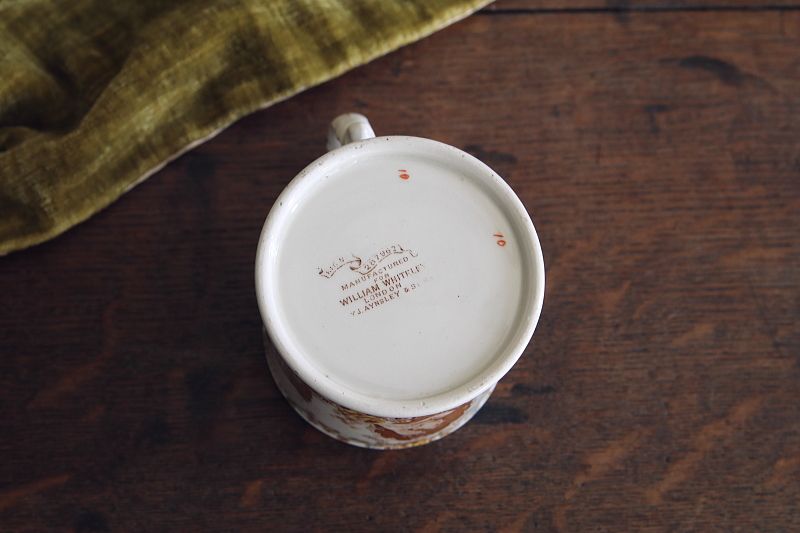 ヴィクトリア女王　ダイヤモンドジュビリーマグ　aynsley whiteleys イギリス　アンティークストリュフ