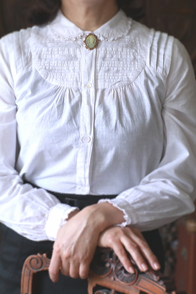 ルルドのスーベニールブローチ　フランス　アンティークストリュフ