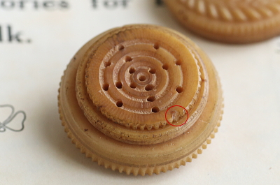 ベジタブルアイボリーのヴィネグレット　気付け薬　イギリス アンティークストリュフ